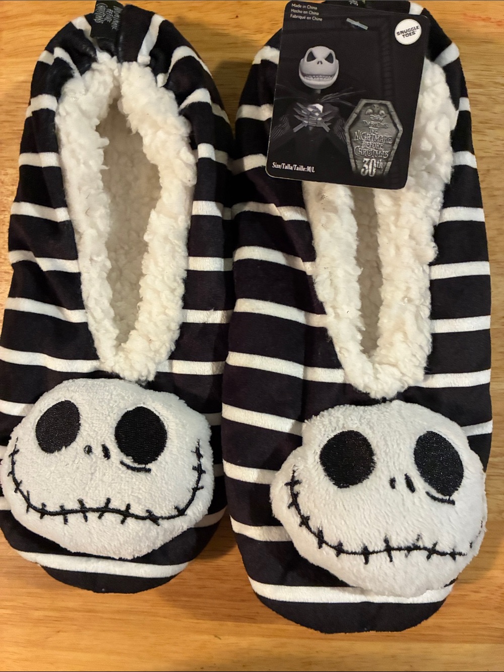 Nightmare Before Christmas Comfy Slippers